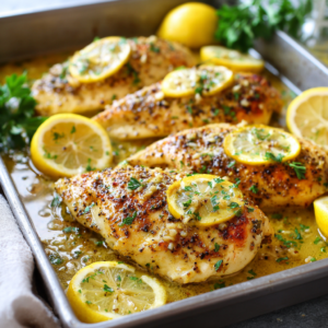 Read more about the article Baked Garlic Lemon Pepper Chicken