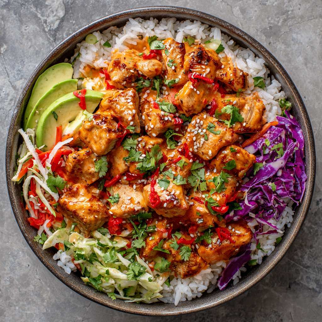 You are currently viewing Bang Bang Chicken Bowl