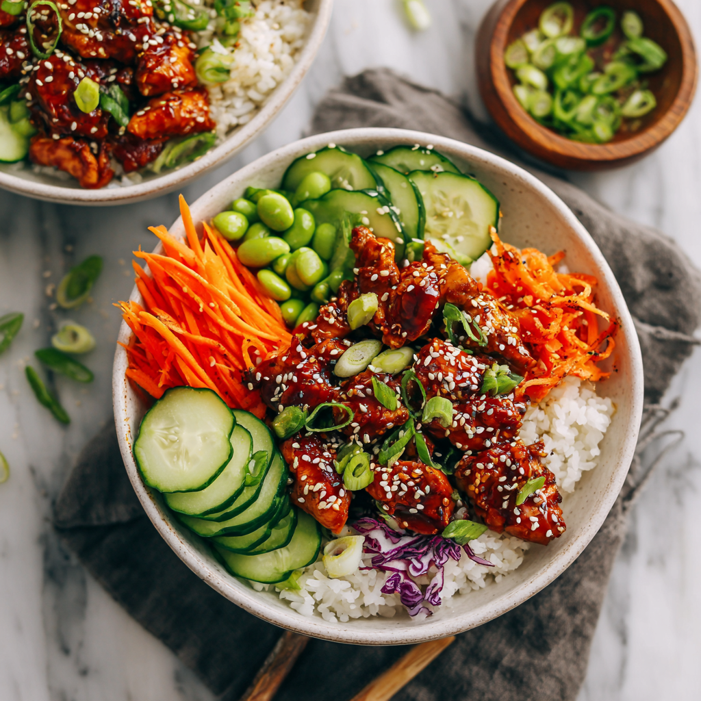 You are currently viewing Korean BBQ Chicken Bowls (Easy Weeknight Recipe)