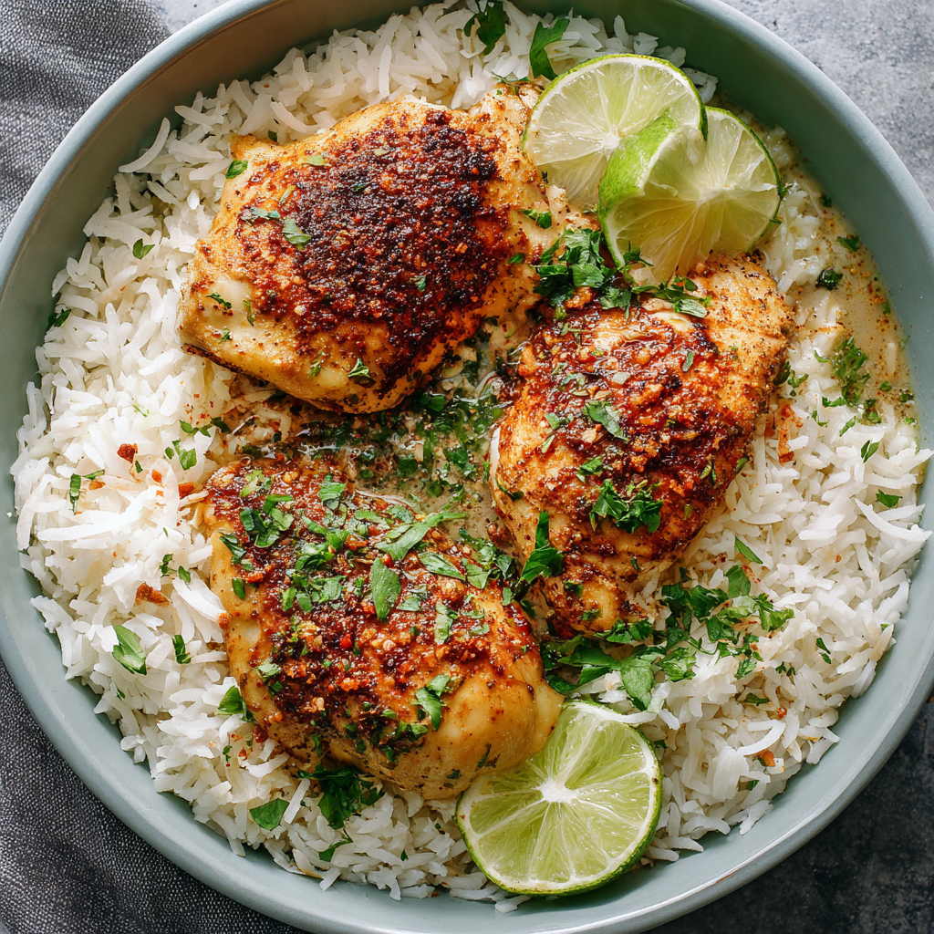 You are currently viewing Coconut Chicken & Rice (Creamy, Comforting, and Full of Flavor)