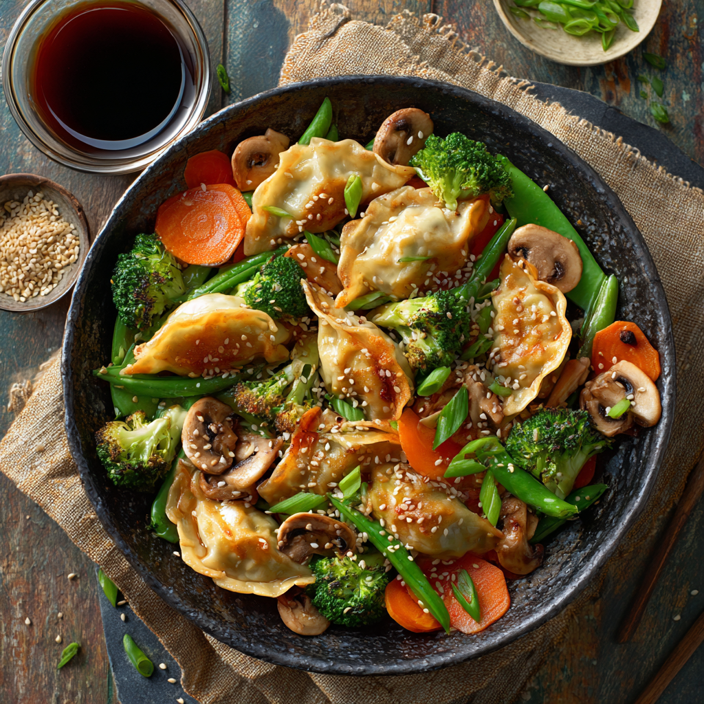 You are currently viewing Potsticker Vegetable Stir-Fry