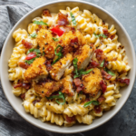 Honey Pepper Chicken Mac and Cheese (Copycat Style)