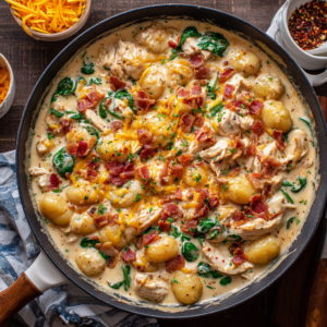 Read more about the article Creamy Crack Chicken Gnocchi