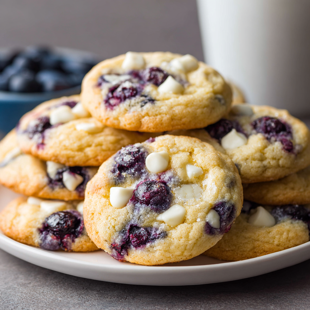 You are currently viewing Perfect Blueberry Cheesecake Cookies